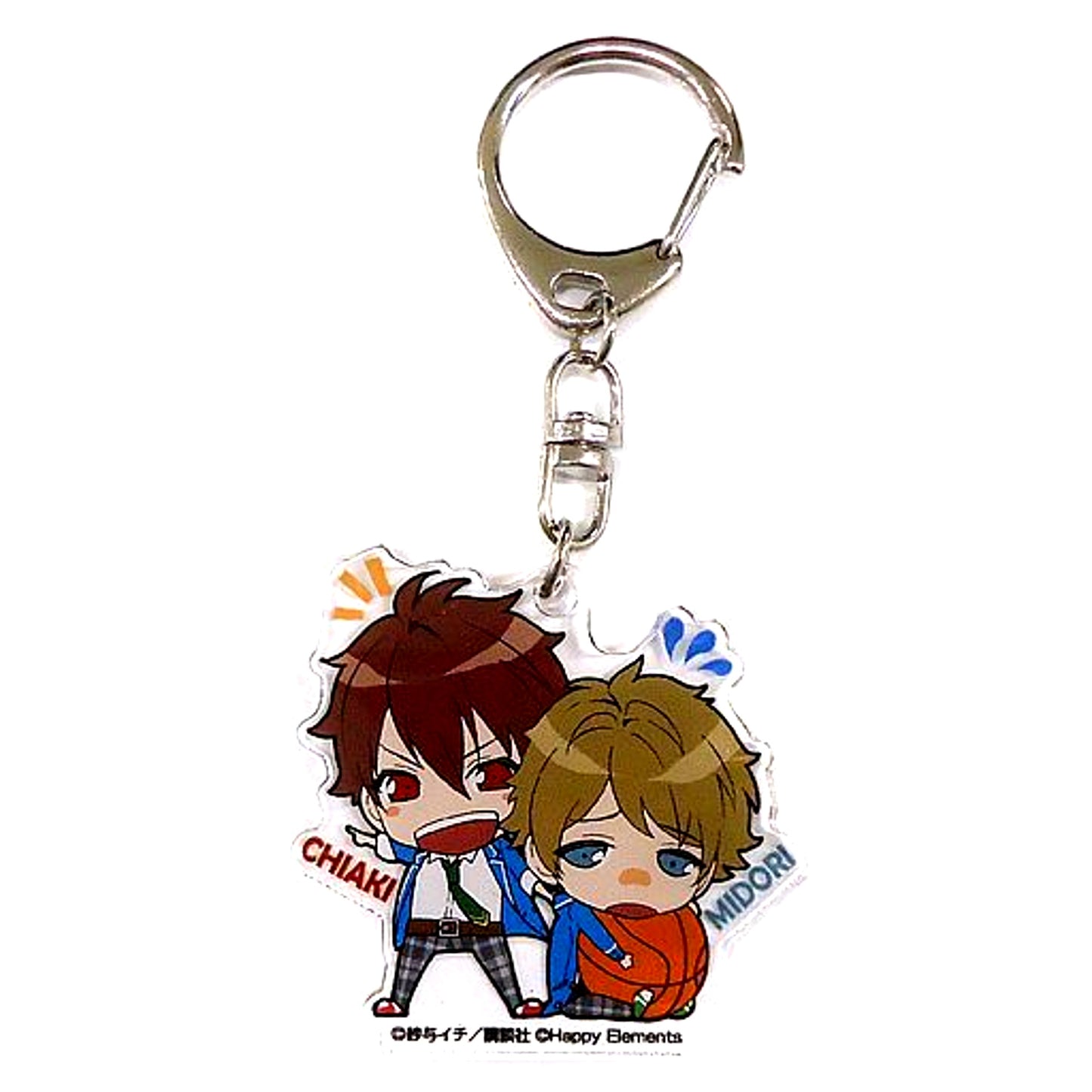 Chiaki Morisawa & Midori Takamine Ensemble Stars! Trading Acrylic Keychain AnimeJapan 2016 Goods [USED]