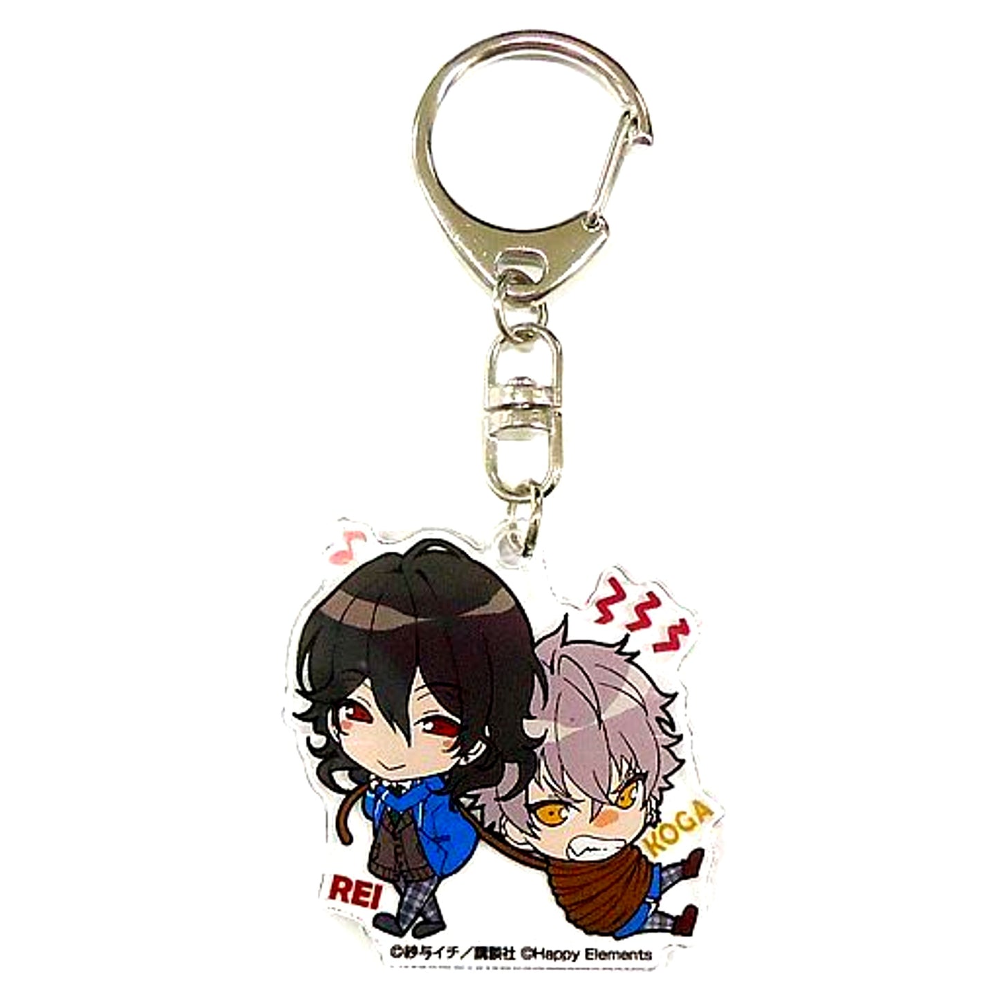 Rei Sakuma & Koga Oogami Ensemble Stars! Trading Acrylic Keychain AnimeJapan 2016 Goods [USED]