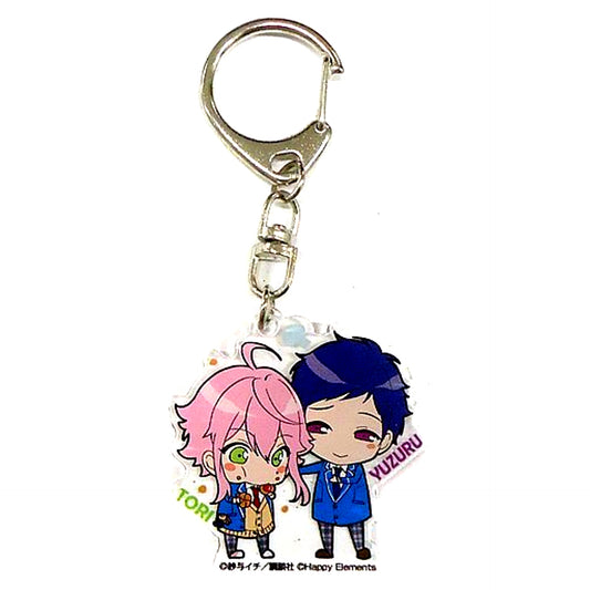 Tori Himemiya & Yuzuru Fushimi Ensemble Stars! Trading Acrylic Keychain AnimeJapan 2016 [USED]