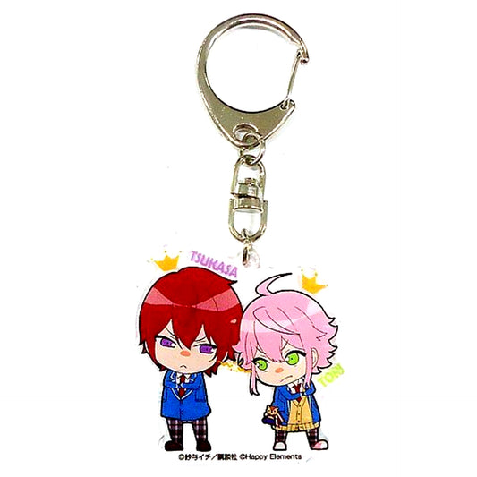 Tsukasa Suou & Tori Himemiya Ensemble Stars! Trading Acrylic Keychain C90 [USED]