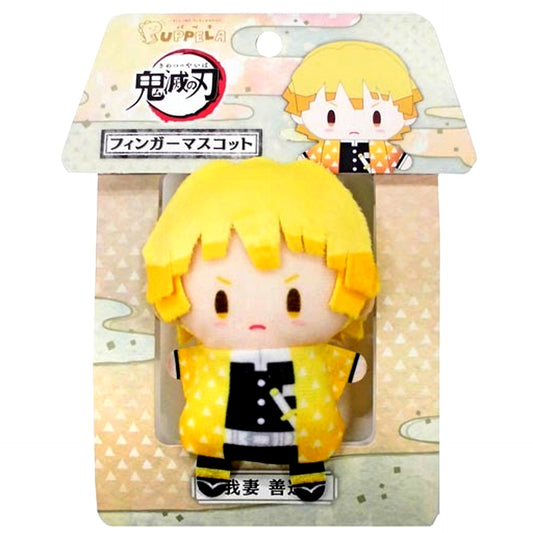 Zenitsu Agatsuma Demon Slayer Kimetsu no Yaiba Finger Mascot Papela [USED]