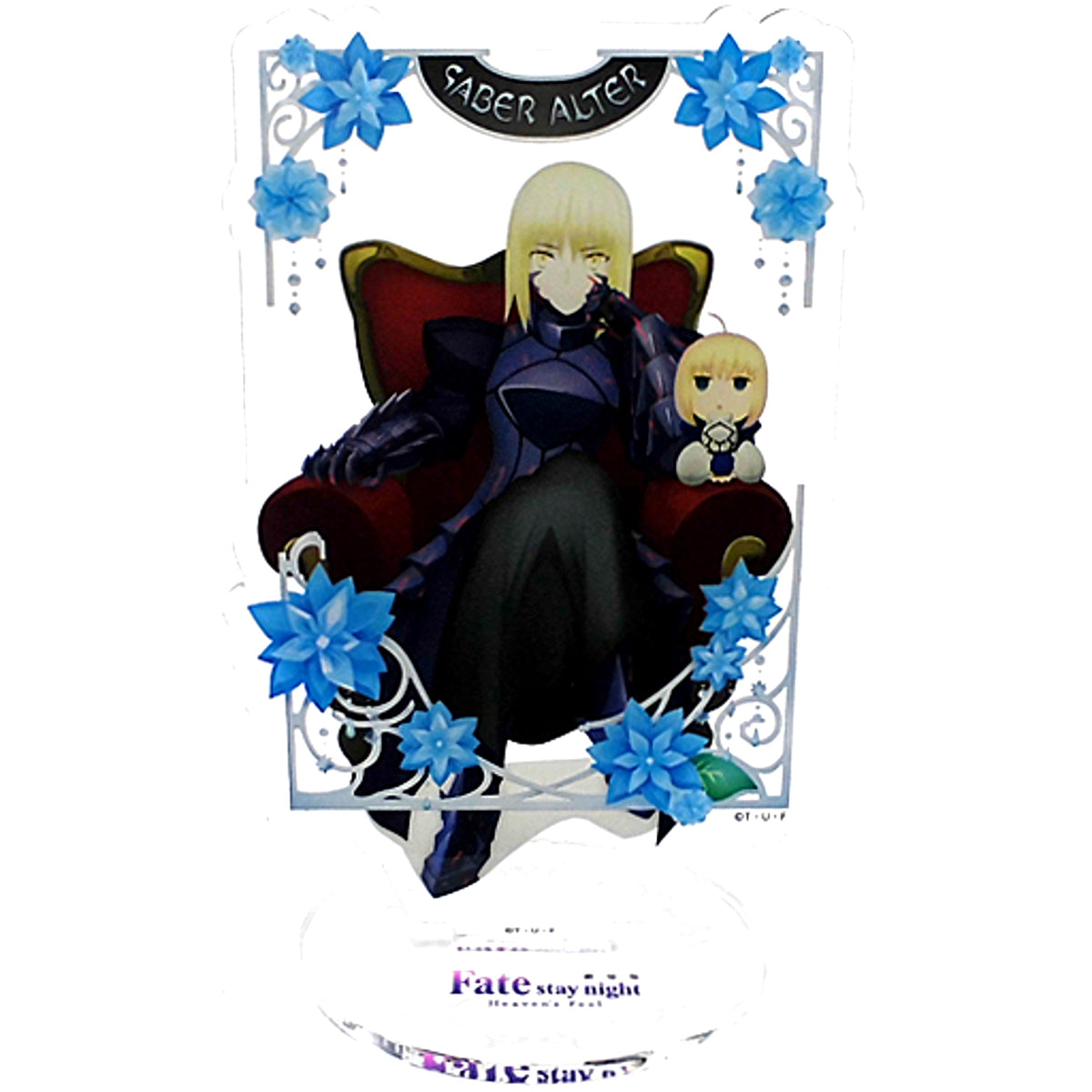 Saber Alter & Saber Acrylic Stand Movie Fate/stay night Heavens Feel III.spring song x Marui [USED]
