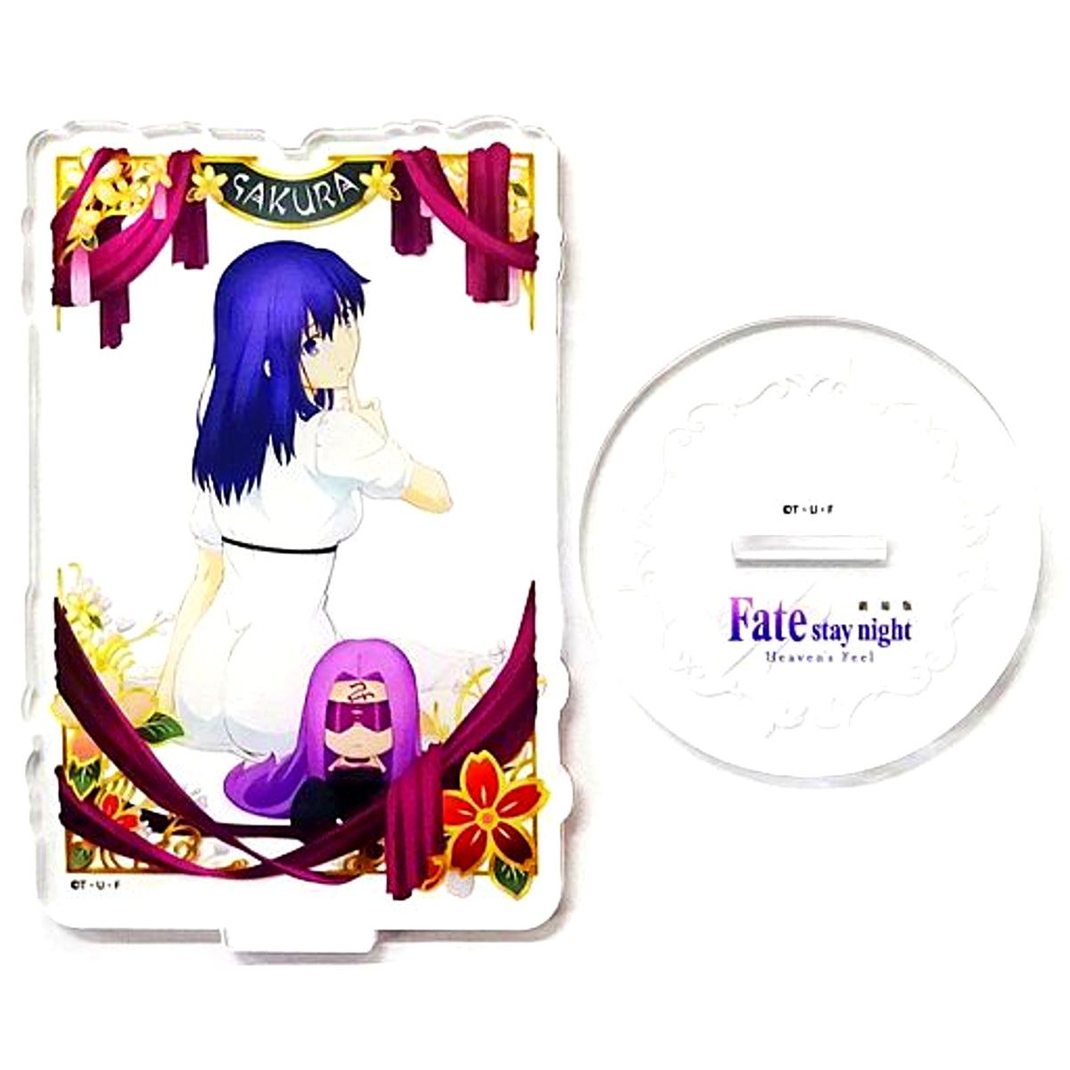 Sakura Matou & Rider Acrylic Stand Movie Fate/stay night Heavens Feel III.spring song x Marui [USED]