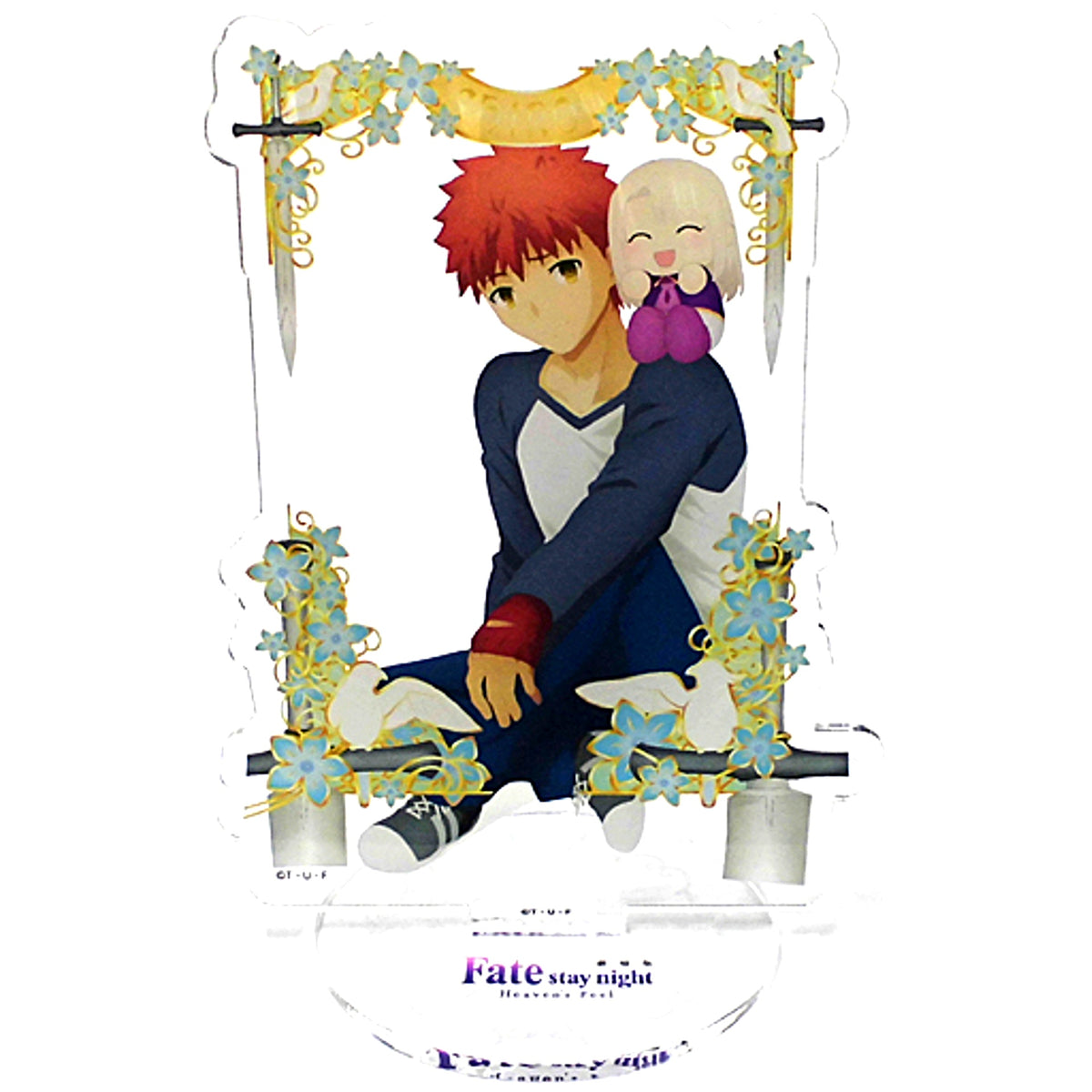 Shirou Emiya & Illyasviel von Einzbern Acrylic Stand Movie Fate/stay night Heavens Feel III.spring song x Marui [USED]