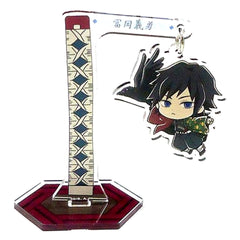 Demon Slayer: Kimetsu no Yaiba Giyu Tomioka Trading Swaying Acrylic Stand Kasugai Crow-Carried Swordsman Vol. 1 Acrylic Stands [USED]