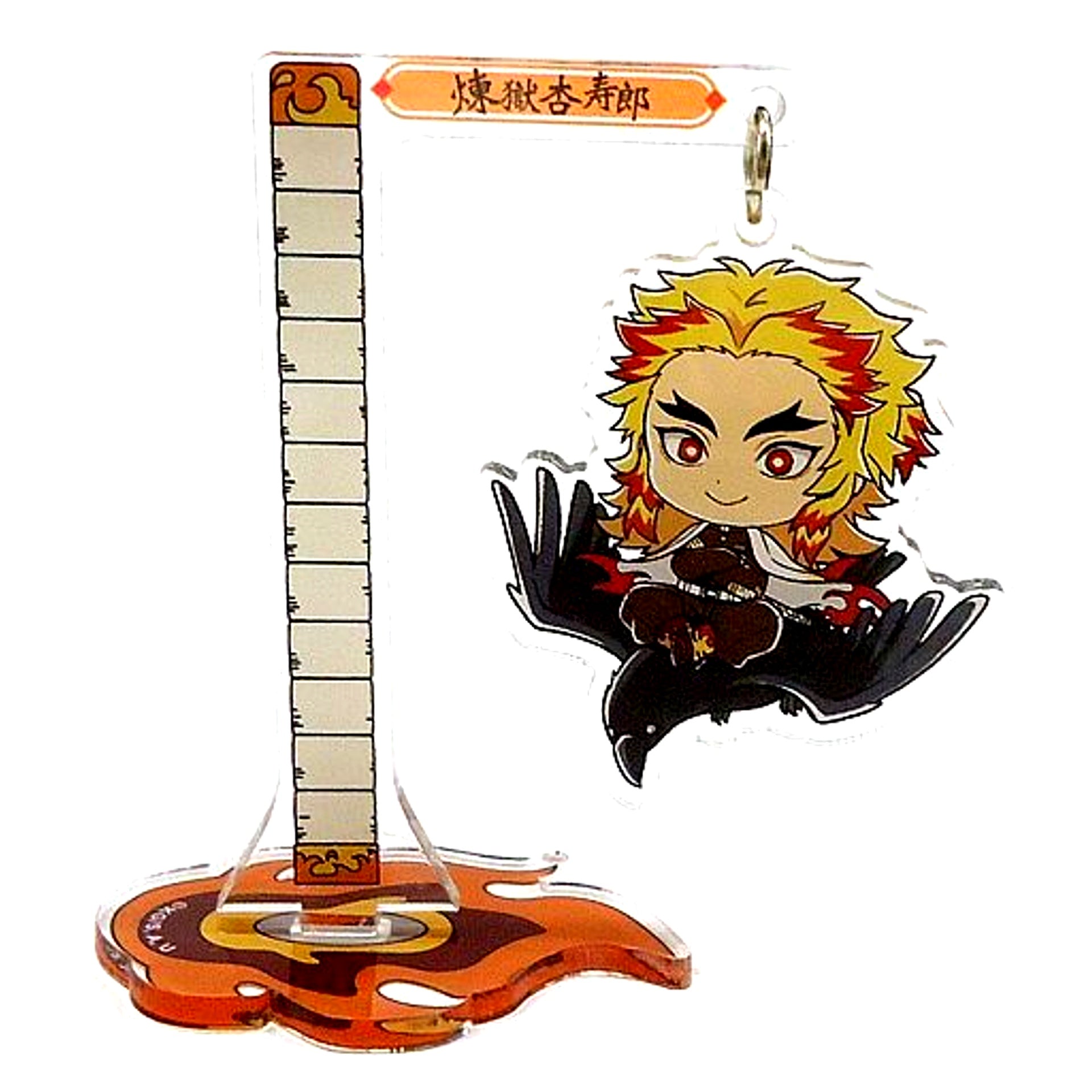 Kyojuro Rengoku Demon Slayer Trading Swaying Acrylic Stand Kasugai Crow Carried Corps Vol. 1 [USED]