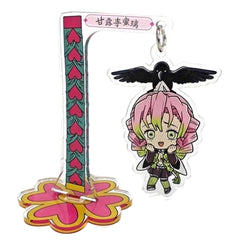 Demon Slayer: Kimetsu no Yaiba Mitsuri Kanroji Yurayura Trading Acrylic Stand Kasugai Crow Carried Corps Series vol. 2 Acrylic Stands [USED]