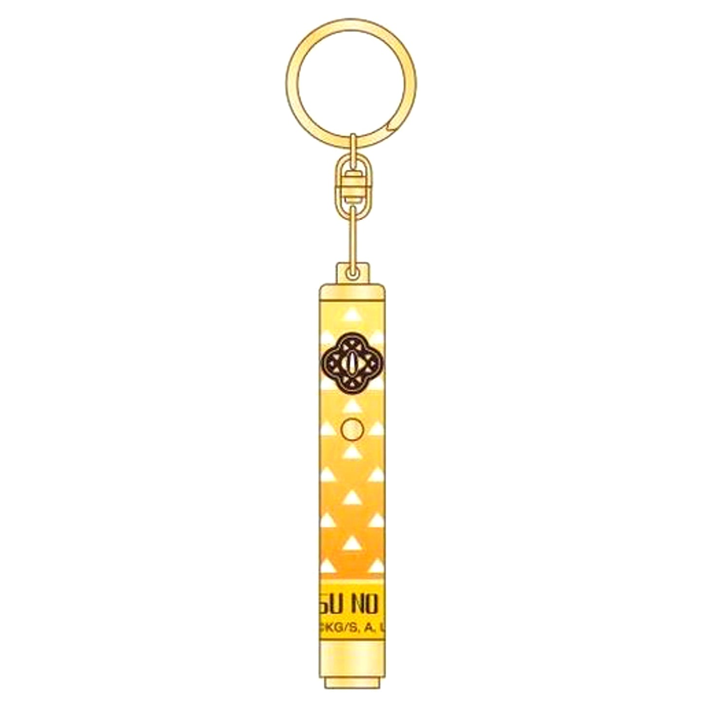 Zenitsu Agatsuma Demon Slayer Kimetsu no Yaiba LED Light Keychain [USED]