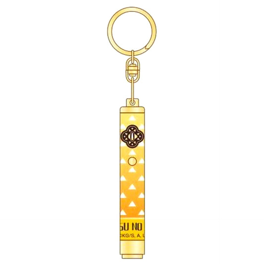Zenitsu Agatsuma Demon Slayer Kimetsu no Yaiba LED Light Keychain [USED]