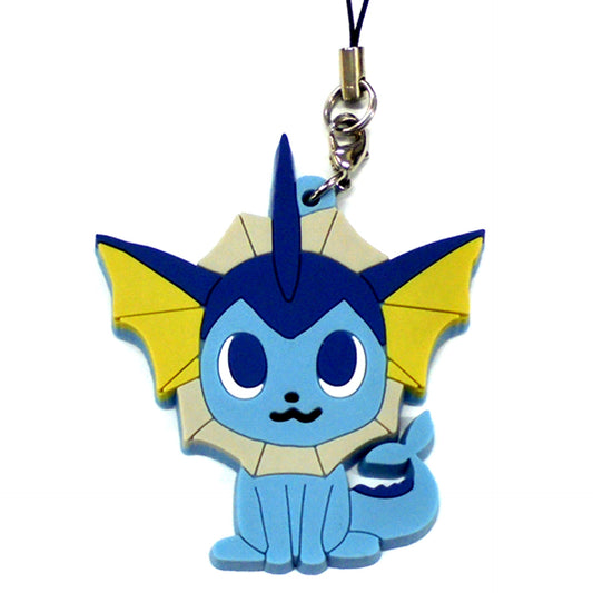 Vaporeon Pokemon Rubber Strap Collection pokemon time EIEVUI COLLECTION Pokemon Center Ltd [USED]