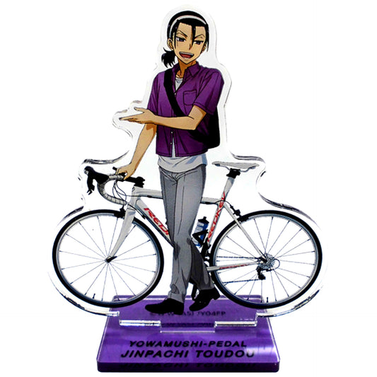 Jinpachi Todo Life-size Ver. Trading Acrylic Stand Yowamushi Pedal Tobu Zoo [USED]