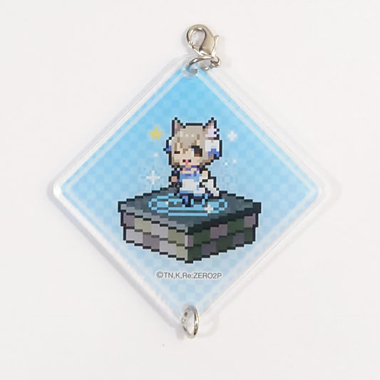 Re:ZERO -Starting Life in Another World- The Frozen Bond Felix Argyle Ferris Linked Pixel Art Charm Only Shop in Animate Exclusive Charm [USED]