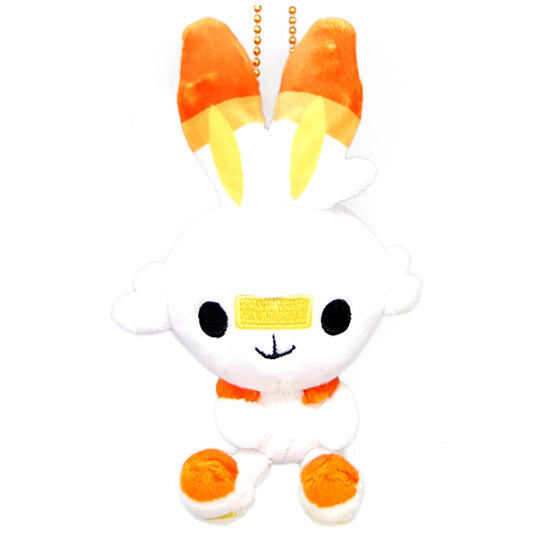 Scorbunny Pokemon Pokemon Dolls Mocchiri Mascot Pokemon Center Limited Key Chain [USED]