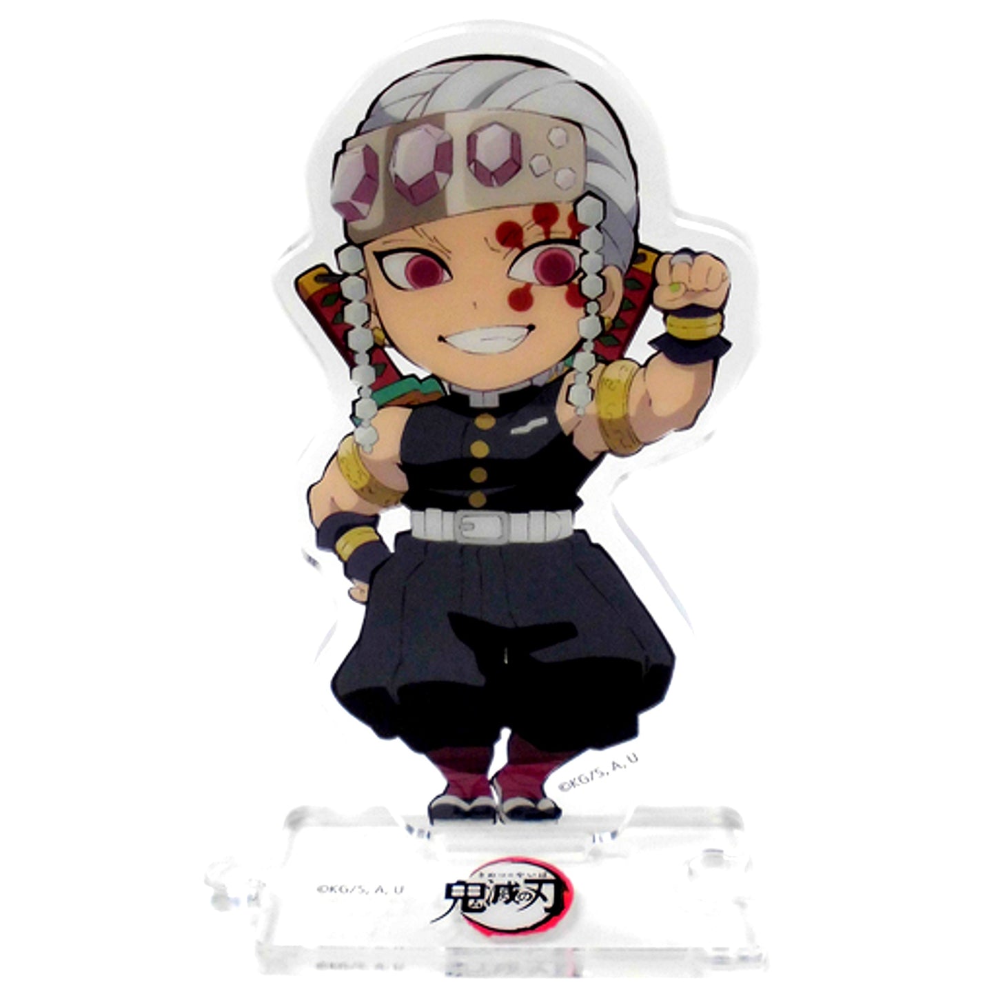 Tengen Uzui - Left Hand Raised Demon Slayer: Kimetsu no Yaiba Character Emaki Cafe in ufotable Cafe Connecting Random Acrylic Stand 4th Term [USED]