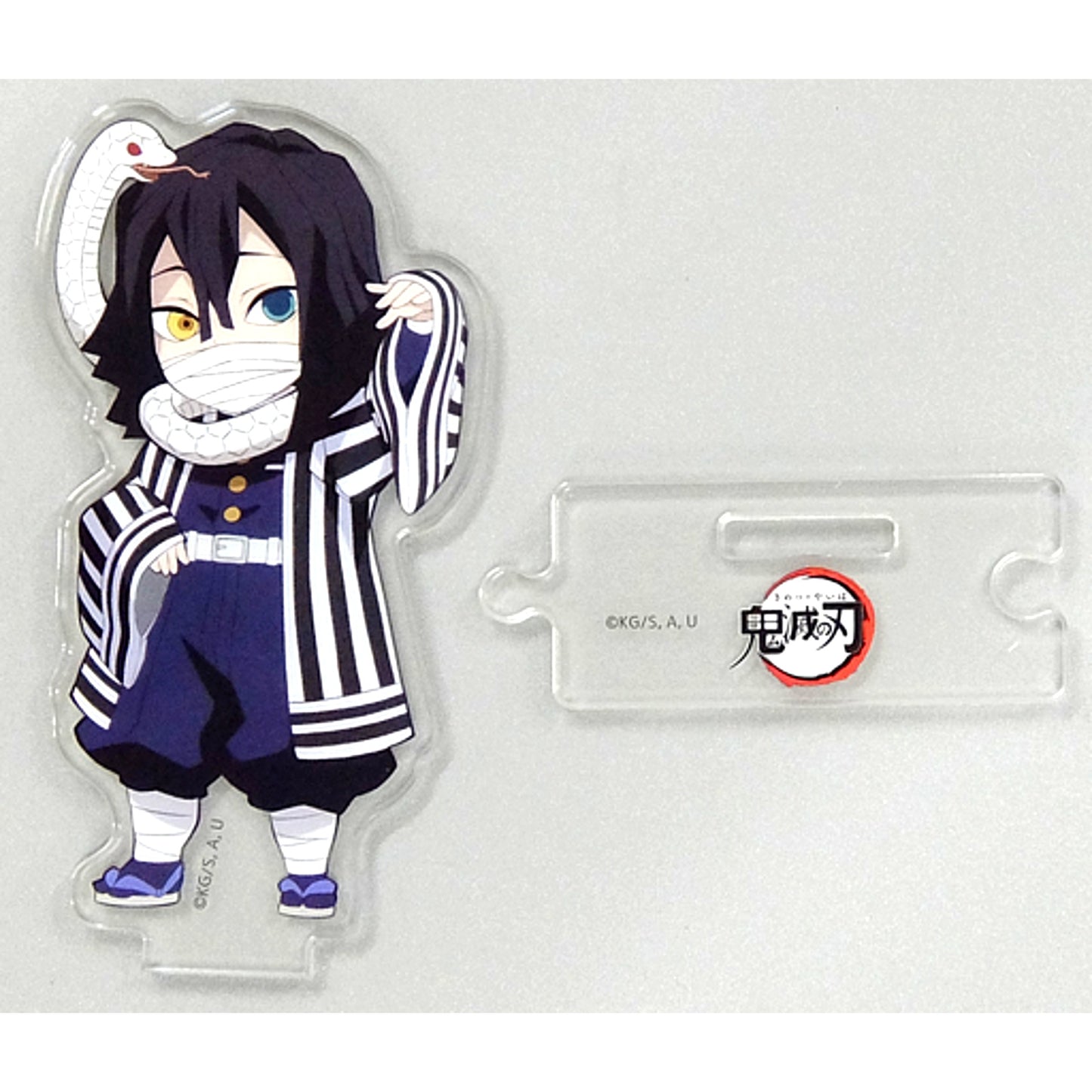 Obanai Iguro - Left Hand Raised Demon Slayer: Kimetsu no Yaiba Character Emaki Cafe in ufotable Cafe Connecting Random Acrylic Stand 4th Term [USED]
