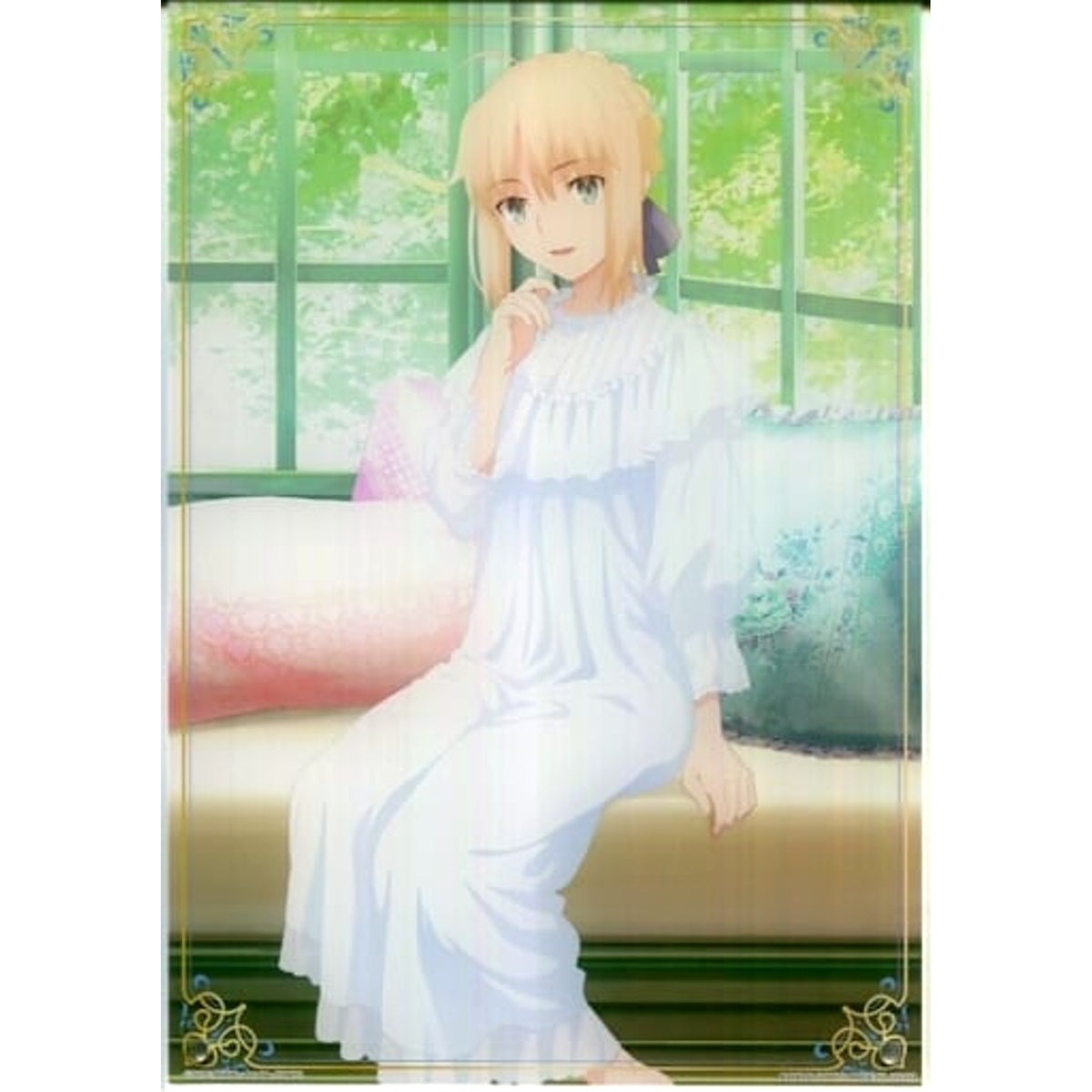 Fate/stay night: Heaven's Feel Saber Ichiban Kuji Last Chapter Original Illustration Acrylic Board Prize D Acrylic Stands [USED]