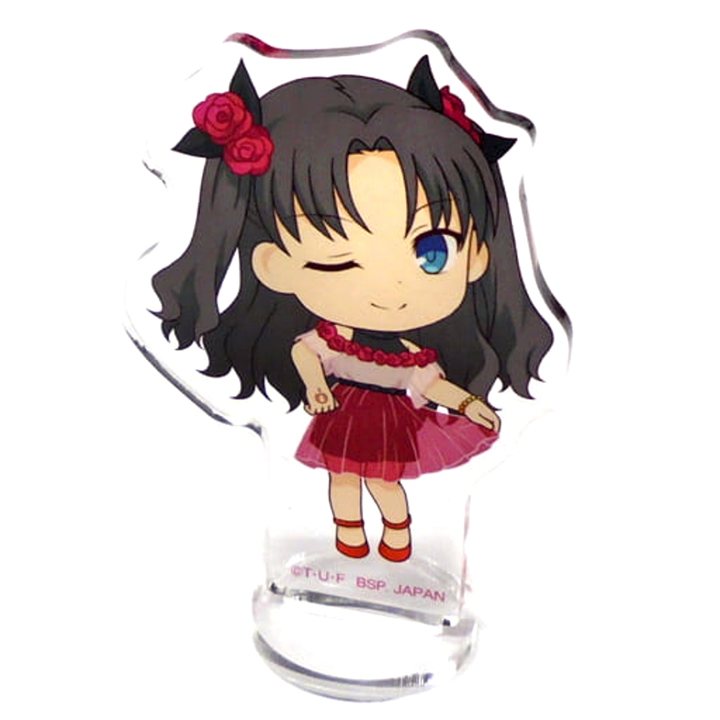 Ichiban Kuji The Movie Fate/stay night Heaven's Feel Final Chapter Rin Tohsaka Kyun Chara Illustrations Acrylic Stand Prize J Acrylic Stands [USED]