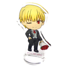 Fate/stay night Heaven's Feel The Movie Final Chapter Gilgamesh Kyun-Chara Illustrations Acrylic Stand Ichiban Kuji Prize J Acrylic Stands [USED]