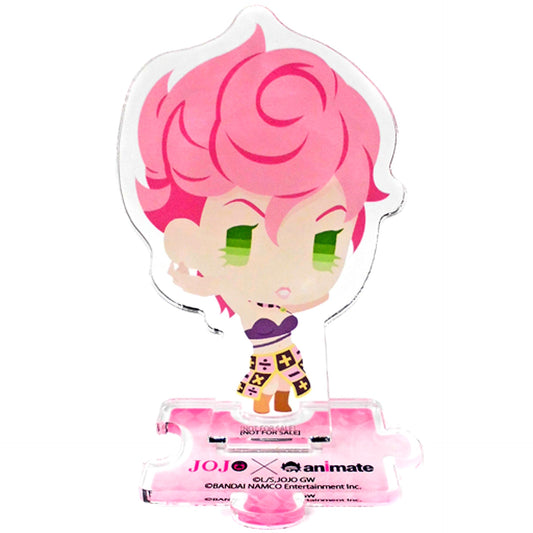 Trish Una JoJo's Pitter-Patter Pop Design Acrylic Stand Bonus Item for Blu-ray/DVD JoJo's Bizarre Adventure Part 5 Golden Wind Vol. 8 Animate [USED]