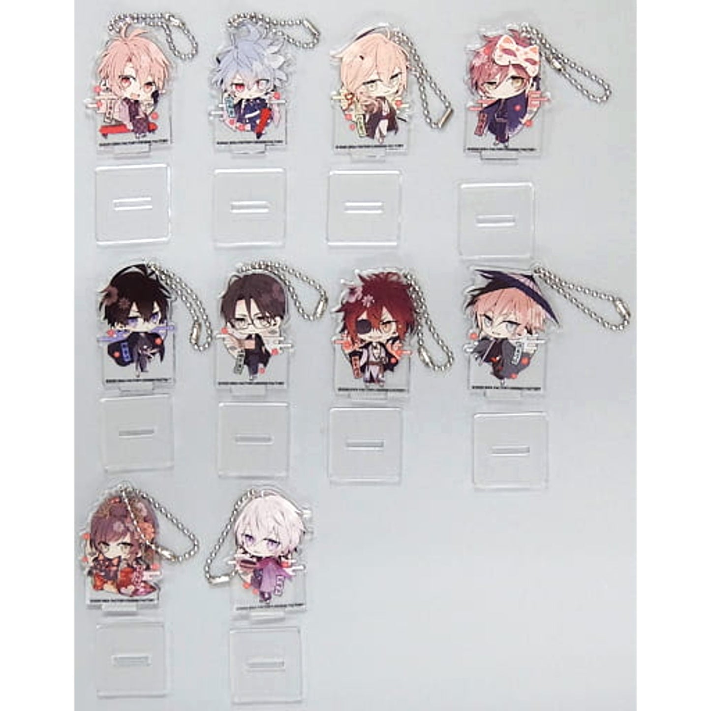 Collar x Malice for Nintendo Switch Newly Drawn Chibi Character Acrylic Stand Keychain Switch Software Special Stella Set Included Bonus Set of 10 Keychains [USED]