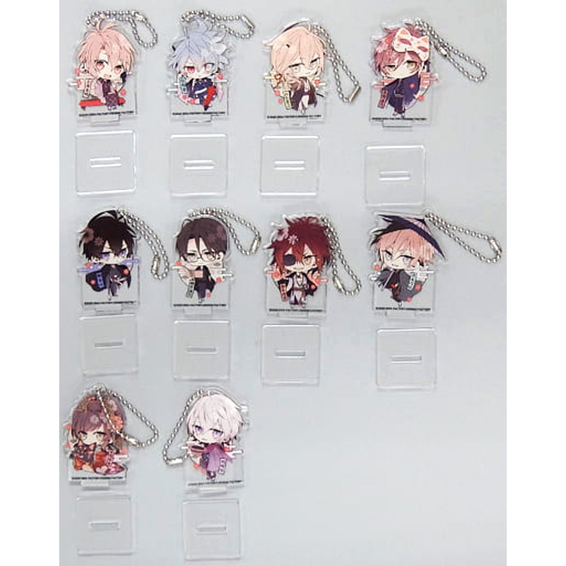 Collar x Malice for Nintendo Switch Newly Drawn Chibi Character Acrylic Stand Keychain Switch Software Special Stella Set Included Bonus Set of 10 Keychains [USED]
