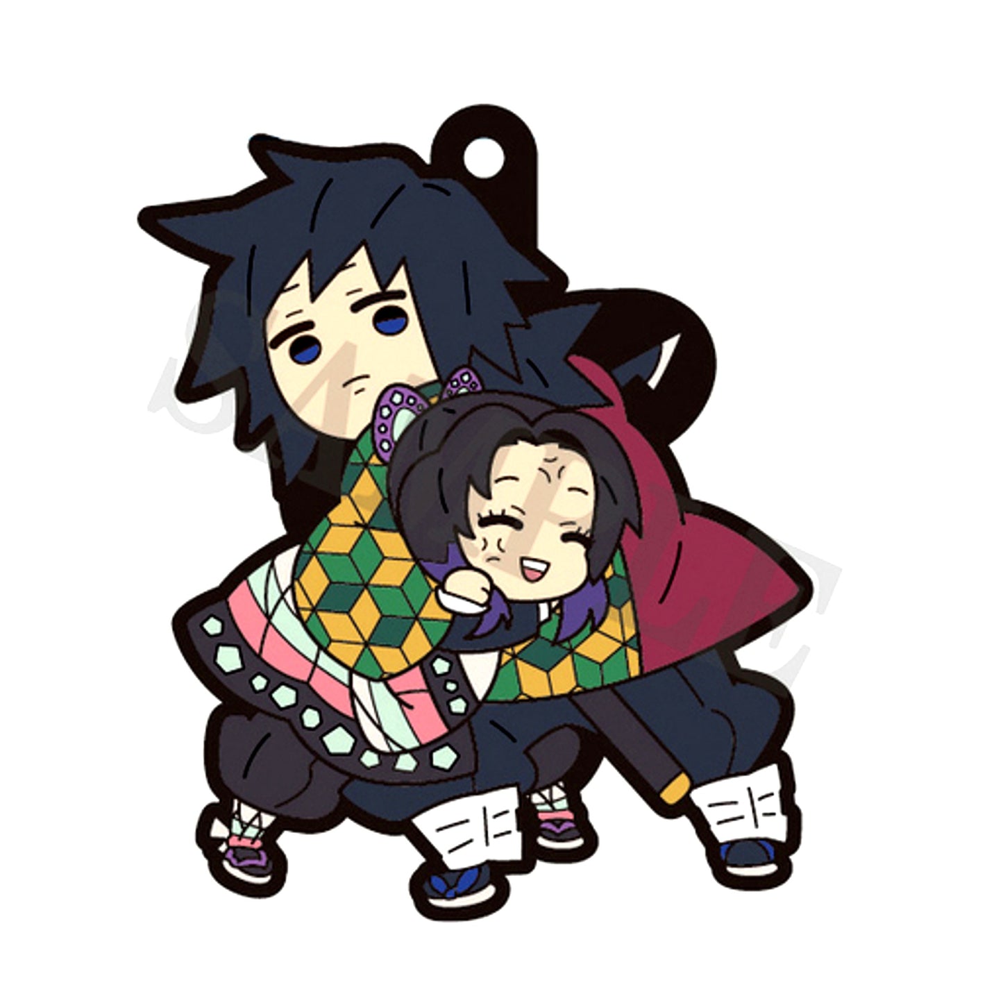 Giyu Tomioka & Shinobu Kocho Demon Slayer: Kimetsu no Yaiba Rubber Mascot Buddy Colle Vol.3 [USED]