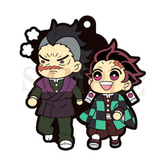 Tanjiro Kamado & Genya Shinazugawa Demon Slayer Rubber Mascot Buddy Colle Vol.3 [USED]