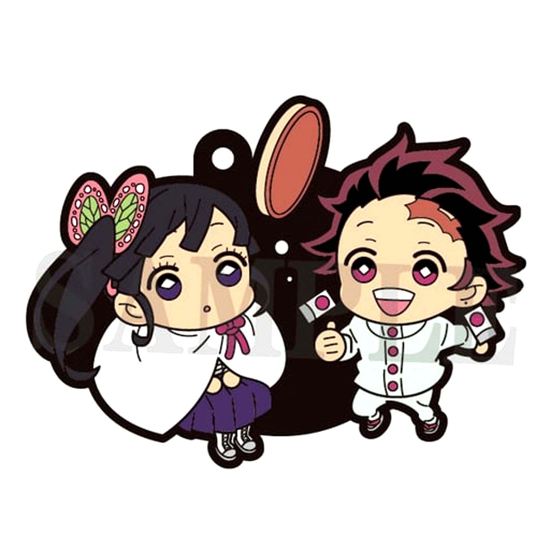 Tanjiro Kamado & Kanao Tsuyuri Demon Slayer Rubber Mascot Buddy Colle Vol.3 [USED]