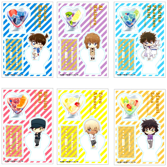 Set of 6 Detective Conan See-Through Acrylic Stand 3 [USED]
