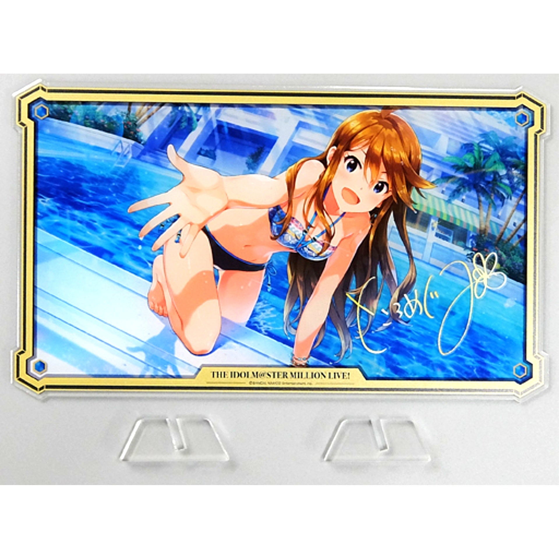 Megumi Tokoro Miwaku no Aqua Venus THE IDOLM@STER MILLION LIVE! Acrylic Stand Official Shop Kuji M@STER Prize A [USED]