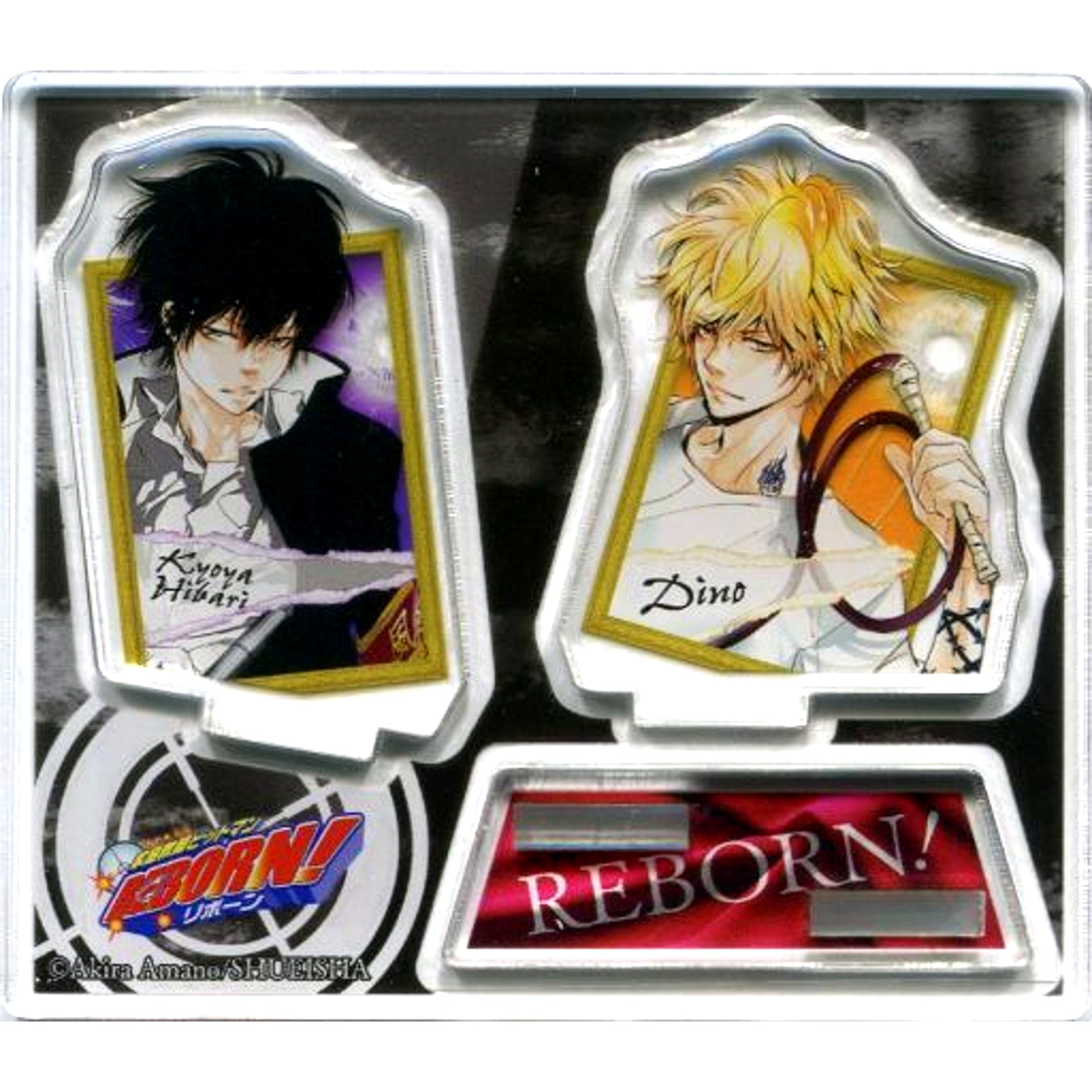 Kyoya Hibari & Dino Katekyo Hitman Reborn! Acrylic Figure Collection [USED]