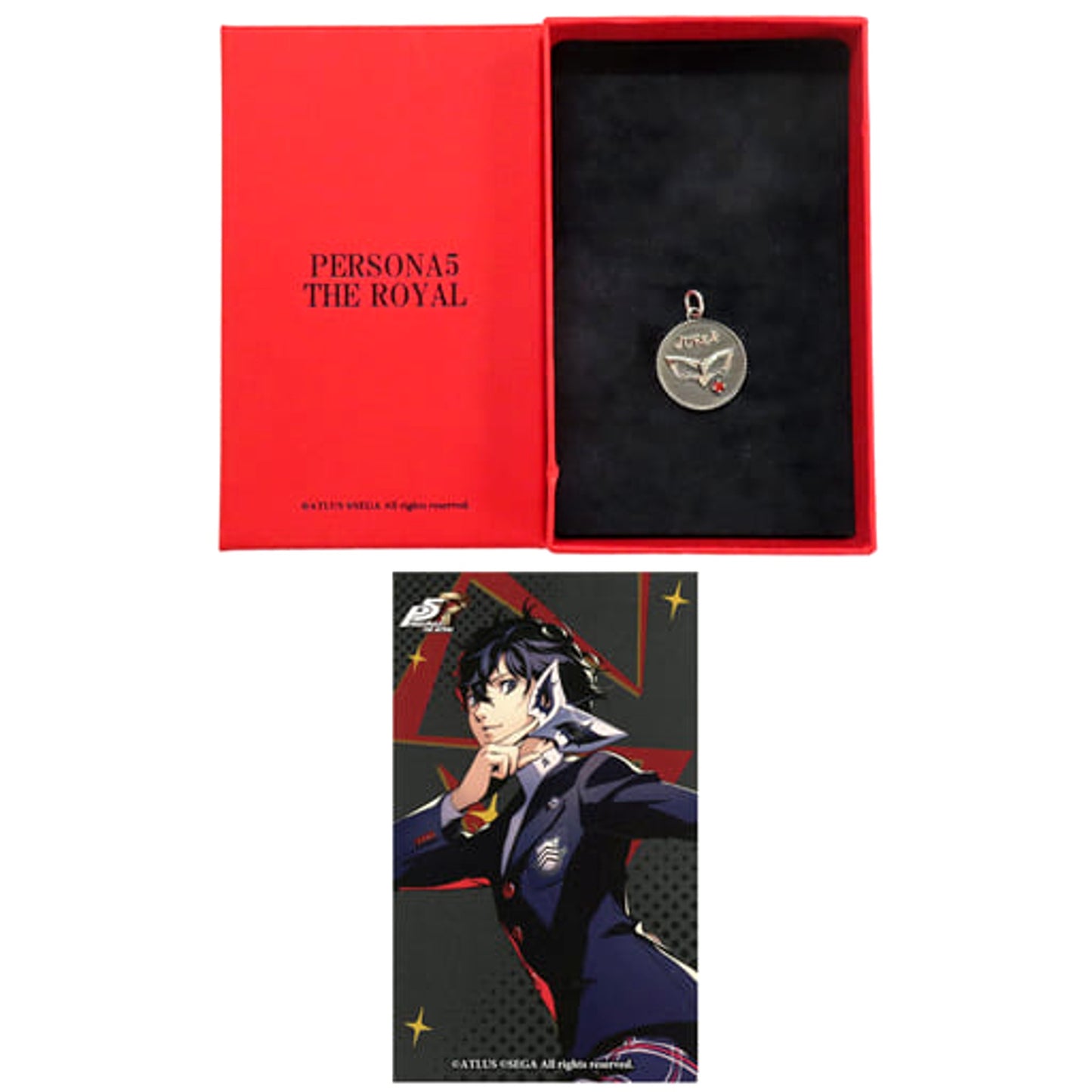 Persona 5 Royal Protagonist Motif Coin Charm Limited Shop in Marui Only Charm [USED]