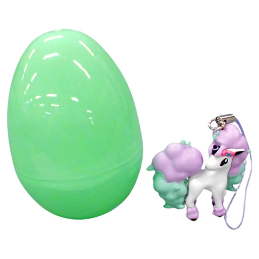 Galarian Ponyta Pokemon Figure in Egg Case Pokemon Easter Pokemon Center Limited Key Chain [USED]