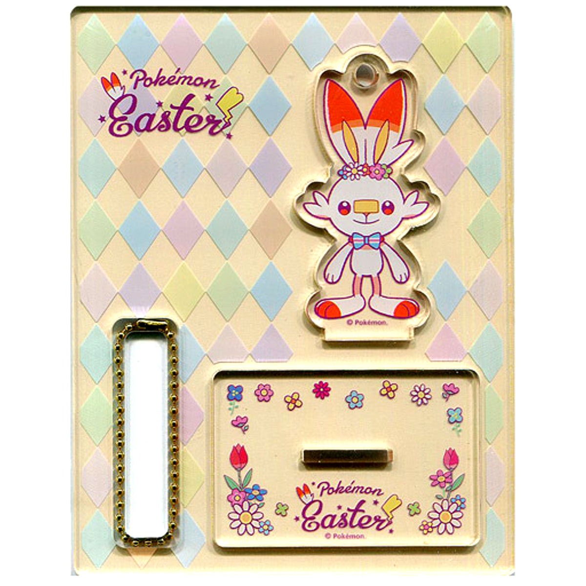 Scorbunny Pokemon Easter Acrylic Charm Collection with Stand Pokemon Pokemon Center Limited [USED]