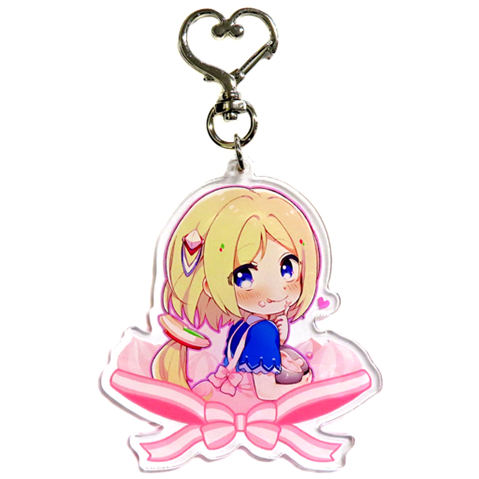 Aki Rosenthal Hololive Valentine Special Drawn Acrylic Keychain [USED]