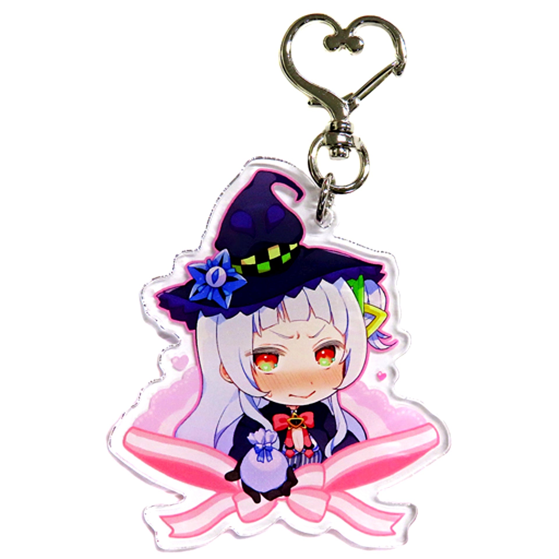 Murasaki Shion Hololive Valentine Special Drawn Acrylic Keychain [USED]