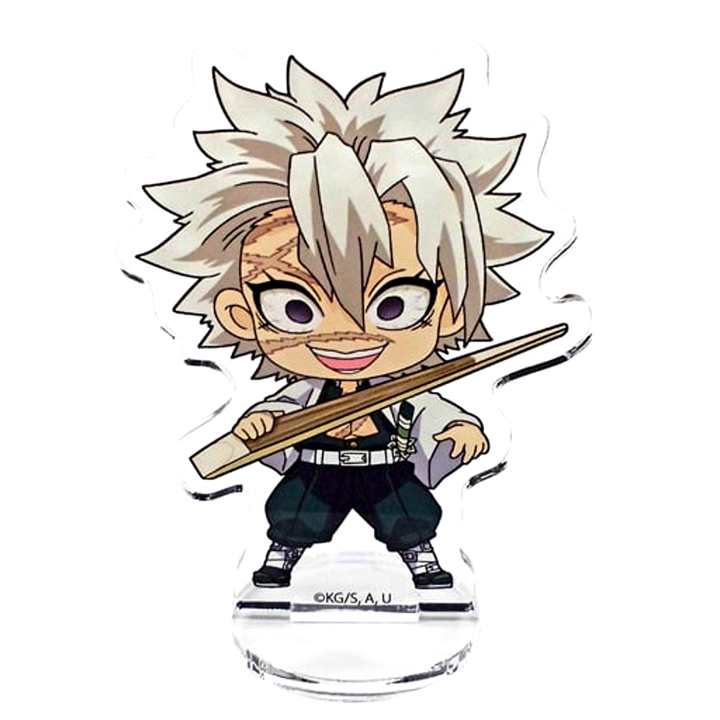 Sanemi Shinazugawa Demon Slayer Photo Chara Meal Series Blind Acrylic Petit Stand [USED]