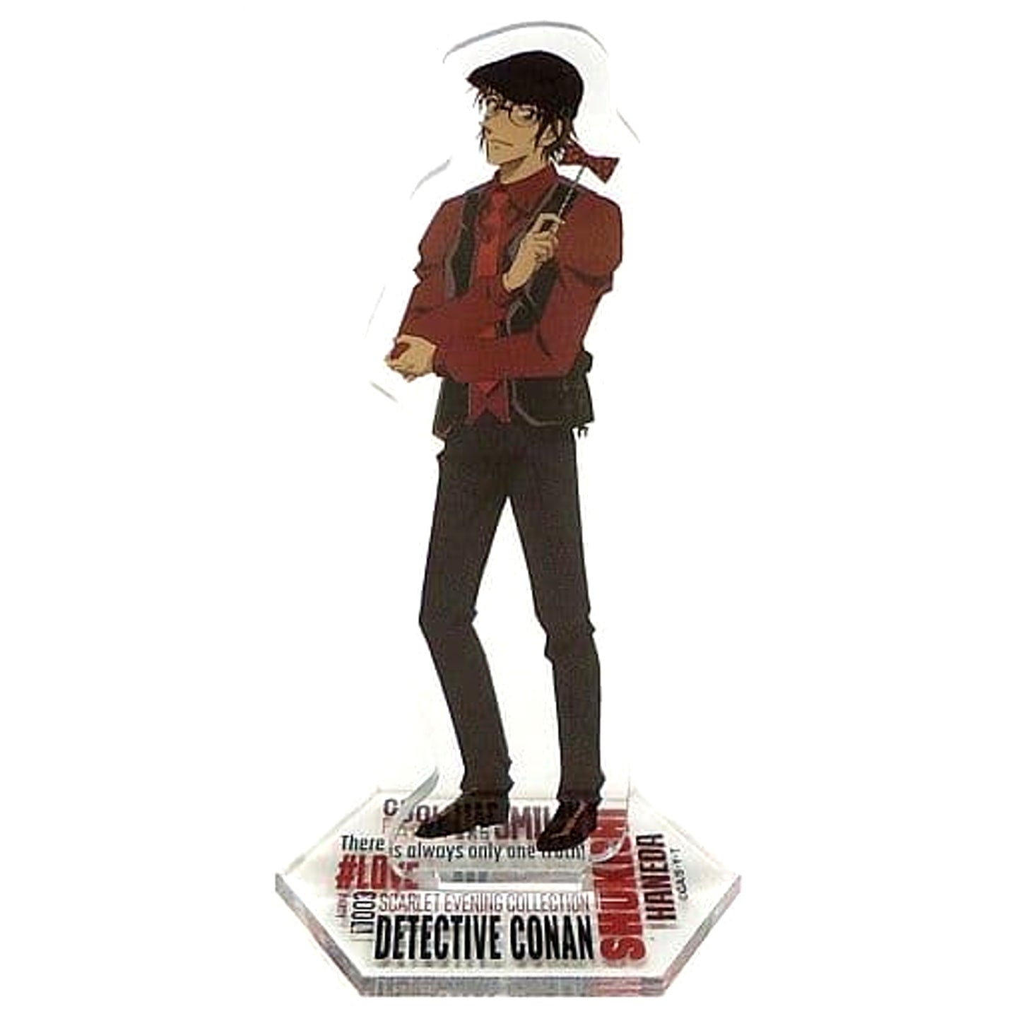 Detective Conan Shukichi Haneda Sega Lucky Kuji SCARLET Evening Collection Acrylic Stand Prize I [USED]