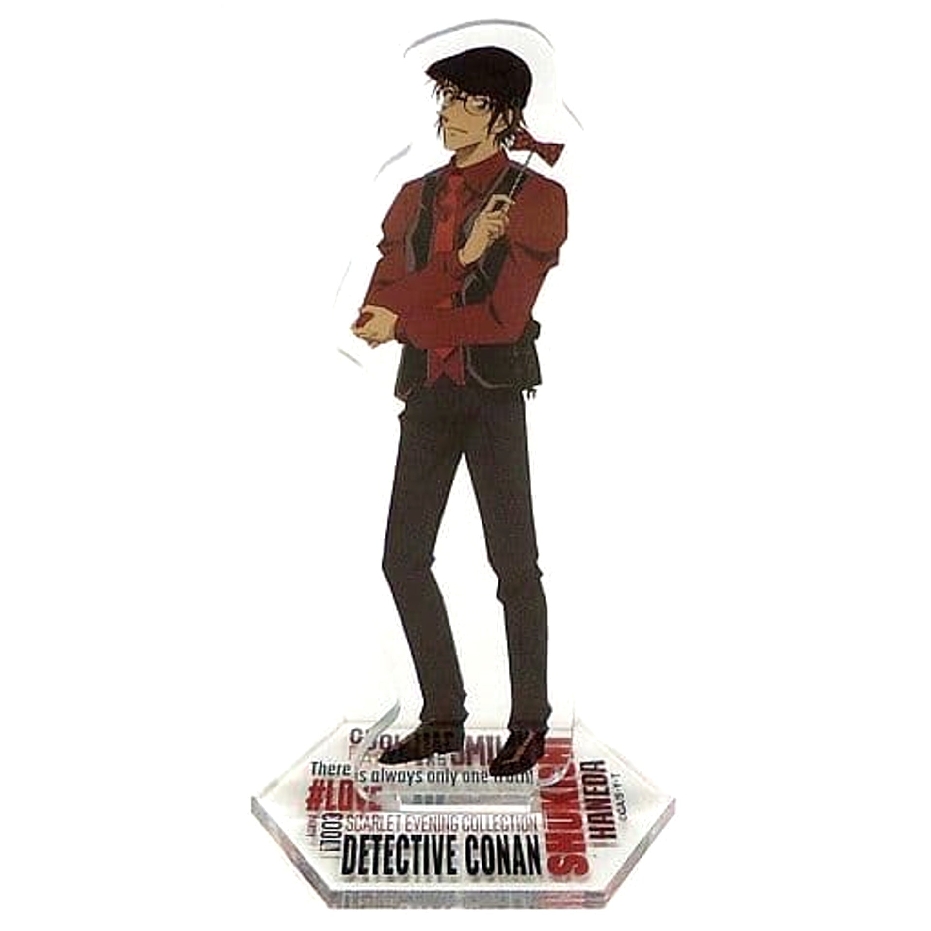 Detective Conan Shukichi Haneda Sega Lucky Kuji SCARLET Evening Collection Acrylic Stand Prize I [USED]