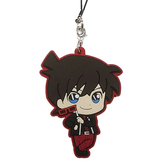 Detective Conan Shinichi Kudo Sega Lucky Kuji SCARLET Evening Collection Rubber Charm Prize K [USED]