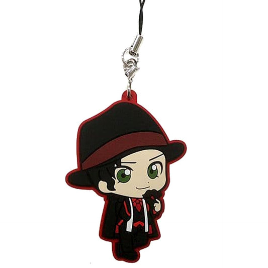 Detective Conan Shuichi Akai Sega Lucky Kuji SCARLET Evening Collection Rubber Charm Prize K [USED]