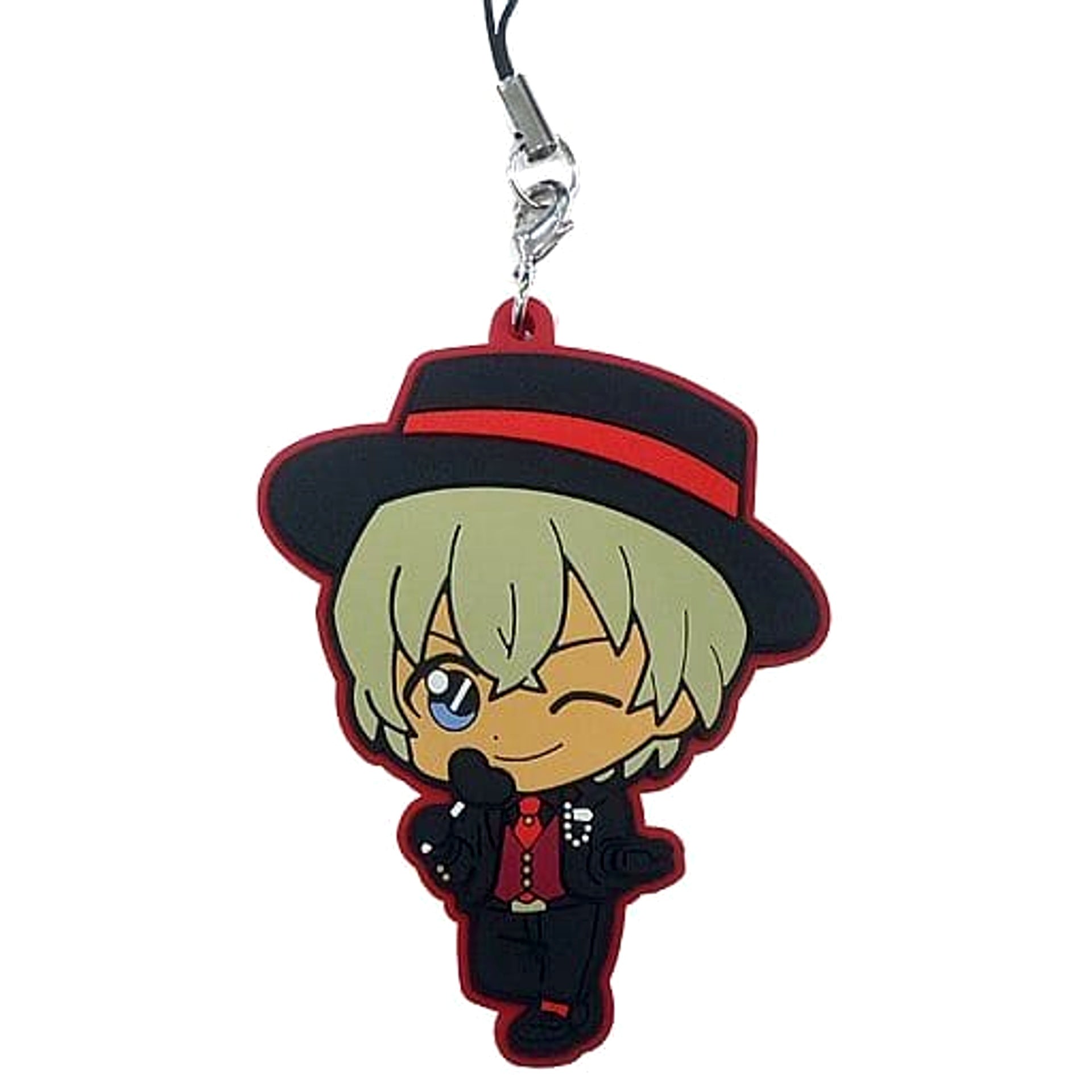 Detective Conan Toru Amuro Sega Lucky Kuji SCARLET Evening Collection Rubber Charm Prize K [USED]