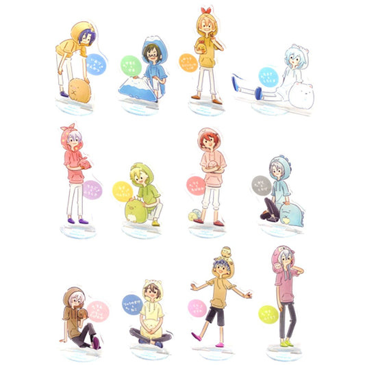 Set of 12 IDOLiSH7 & Sumikko Gurashi Ichiban Kuji Acrylic Stand M Prize [USED]