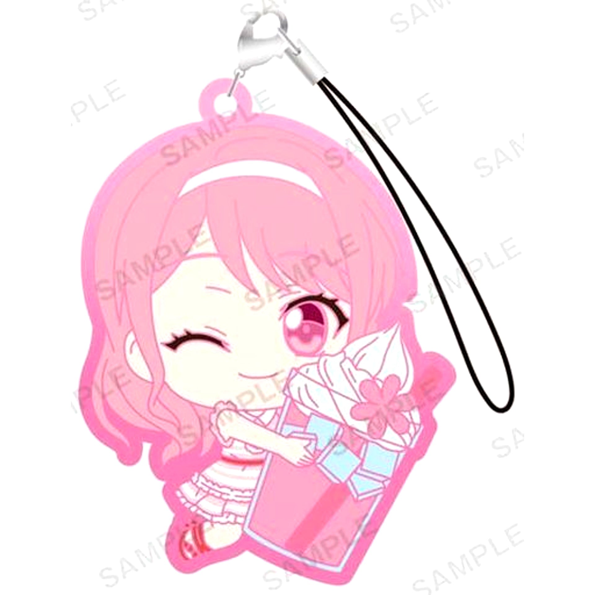Aya Maruyama Drink Ver. Pastel*Palettes BanG Dream! Girls Band Party! Mugyutto Rubber Strap Vol.3 [USED]