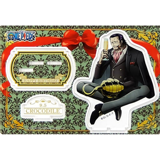 One Piece Crocodile Birthday Acrylic Stand Straw Store Limited Acrylic Stands [USED]