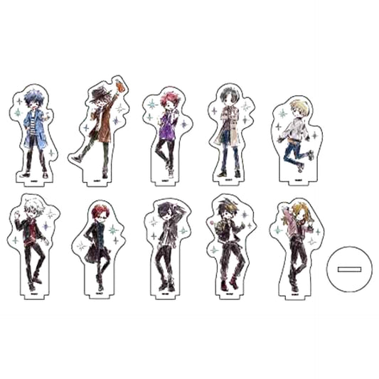 Set of 10 ARGONAVIS from BanG Dream! 01. GraffArt Design Acrylic Petit Stand [USED]