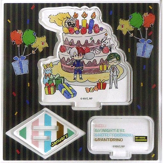 My Hero Academia Group Acrylic Figure Plate GraffArt Shop Exclusive Acrylic Stands [USED]