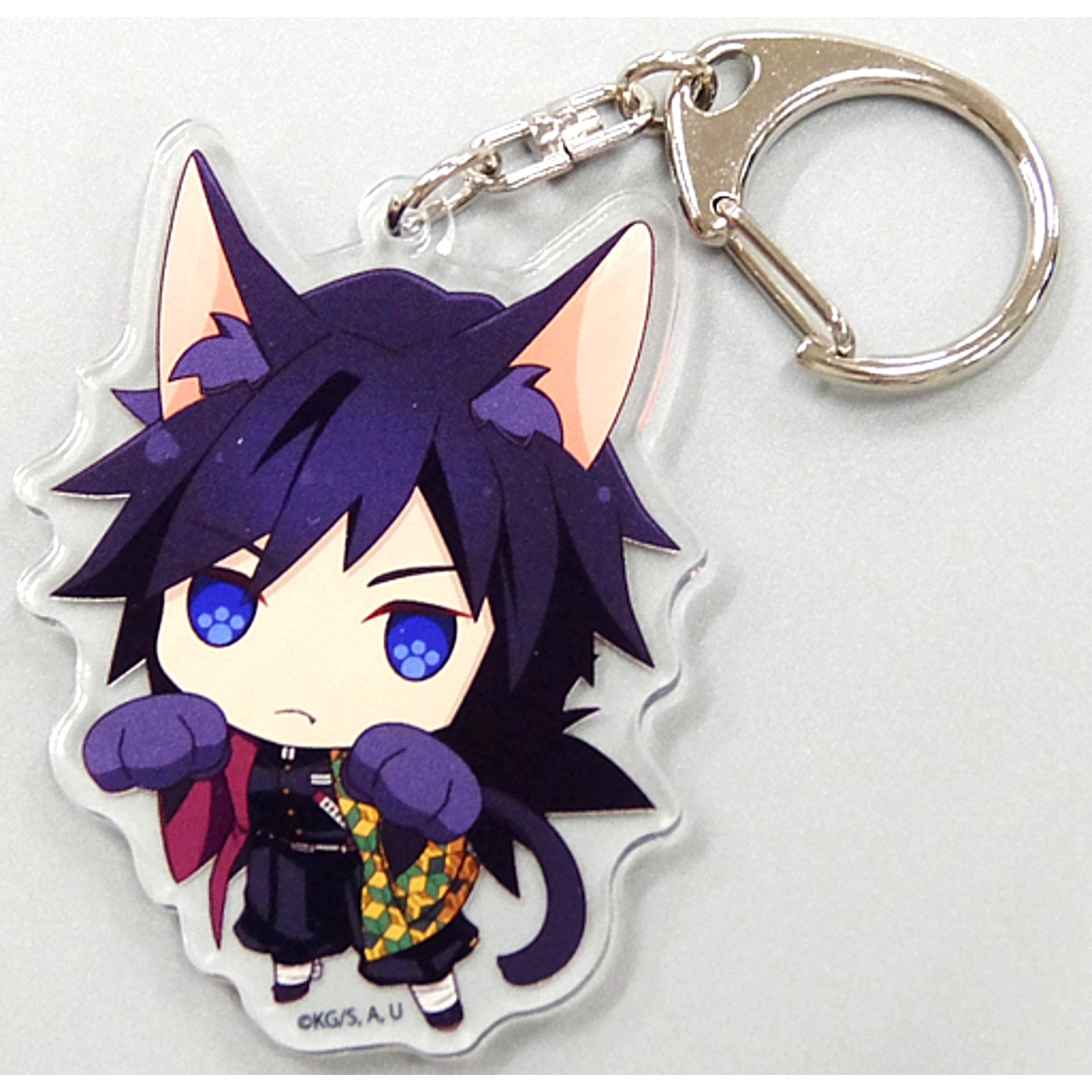 Giyu Tomioka Nyaforme Acrylic Charm Vol.2 Demon Slayer: Kimetsu no Yaiba [USED]