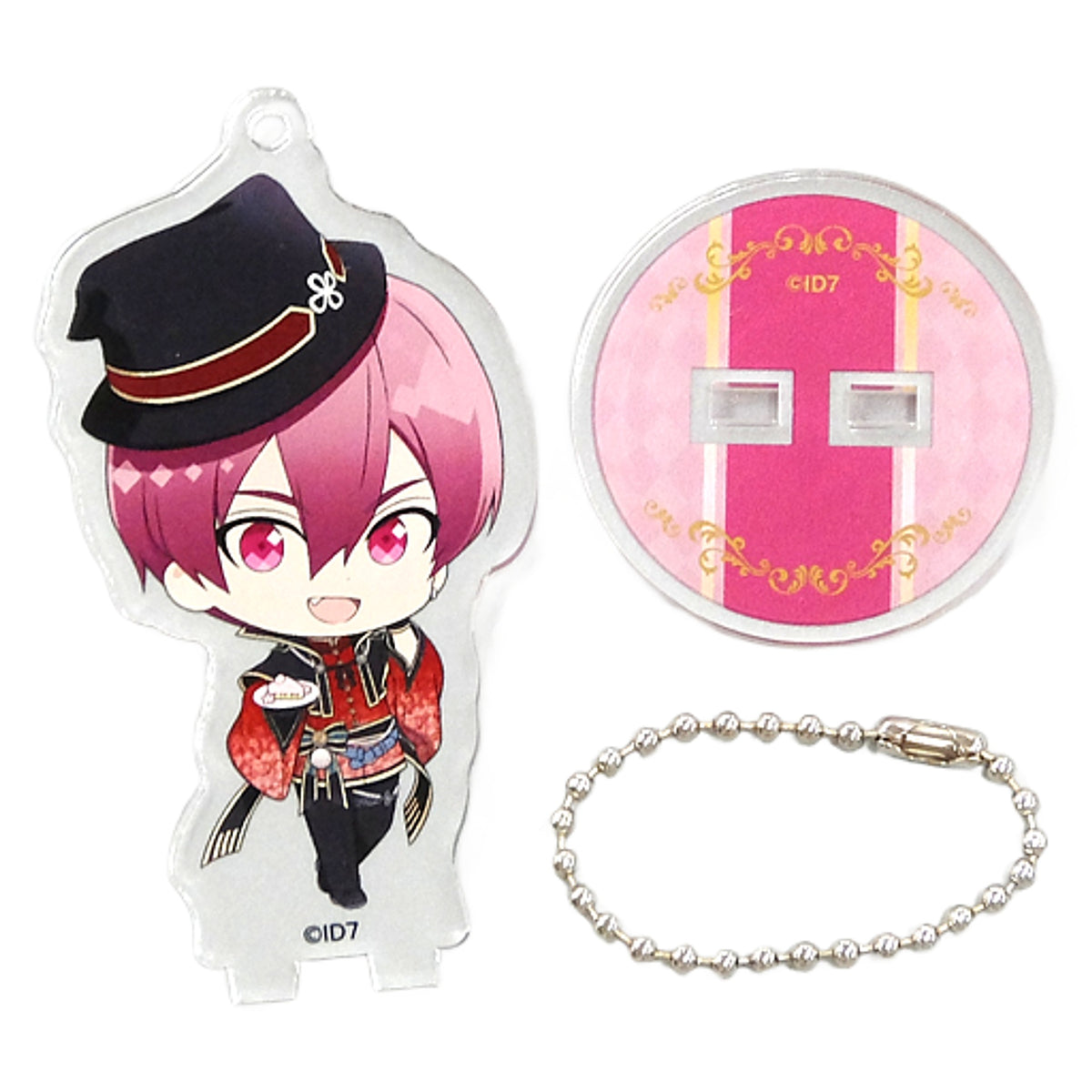 IDOLiSH7 Toma Inumaru Trading Acrylic Stand Keychain Anniversary Ver. ZOOL animate cafe Limited Keychains [USED]