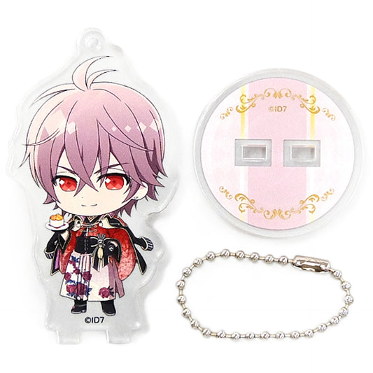 IDOLiSH7 Torao Mido Trading Acrylic Stand Keychain Anniversary Ver. ZOOL animate cafe Limited Keychains [USED]